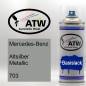 Preview: Mercedes-Benz, Altsilber Metallic, 703: 400ml Sprühdose, von ATW Autoteile West.